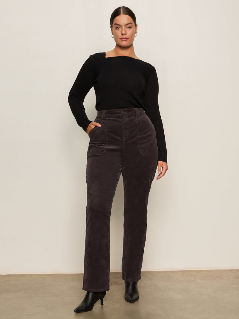 Corduroy Hayden Bootcut Pant Semi Sweet Extended Sizing alt 3