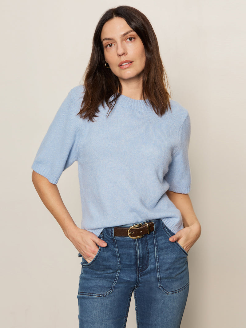 Perfect Sweater Tee Blue Powder
