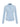The Sanctuary Clothing dreamgirl lace button up top in blue powder features long sleeves, a pointed collar, fitted silhouette, and textured wavy pattern, shown on a white background.