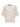 The Deja Vu Blouse Light Oat by Sanctuary Clothing features short sleeves, shoulder ruffles, a button-down front, and a subtle ruffled collar in a cream hue, shown against a white background.