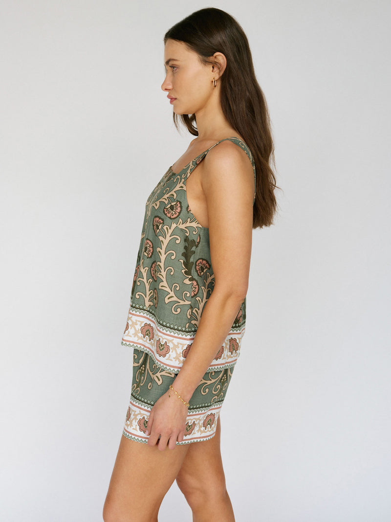 Button Back Cami Mezzo Sage alt 2