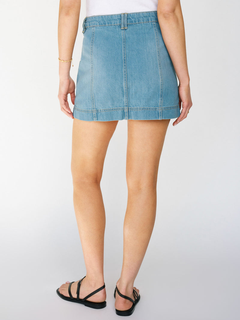 All Buttoned Up Denim Skirt Dream Team alt 1