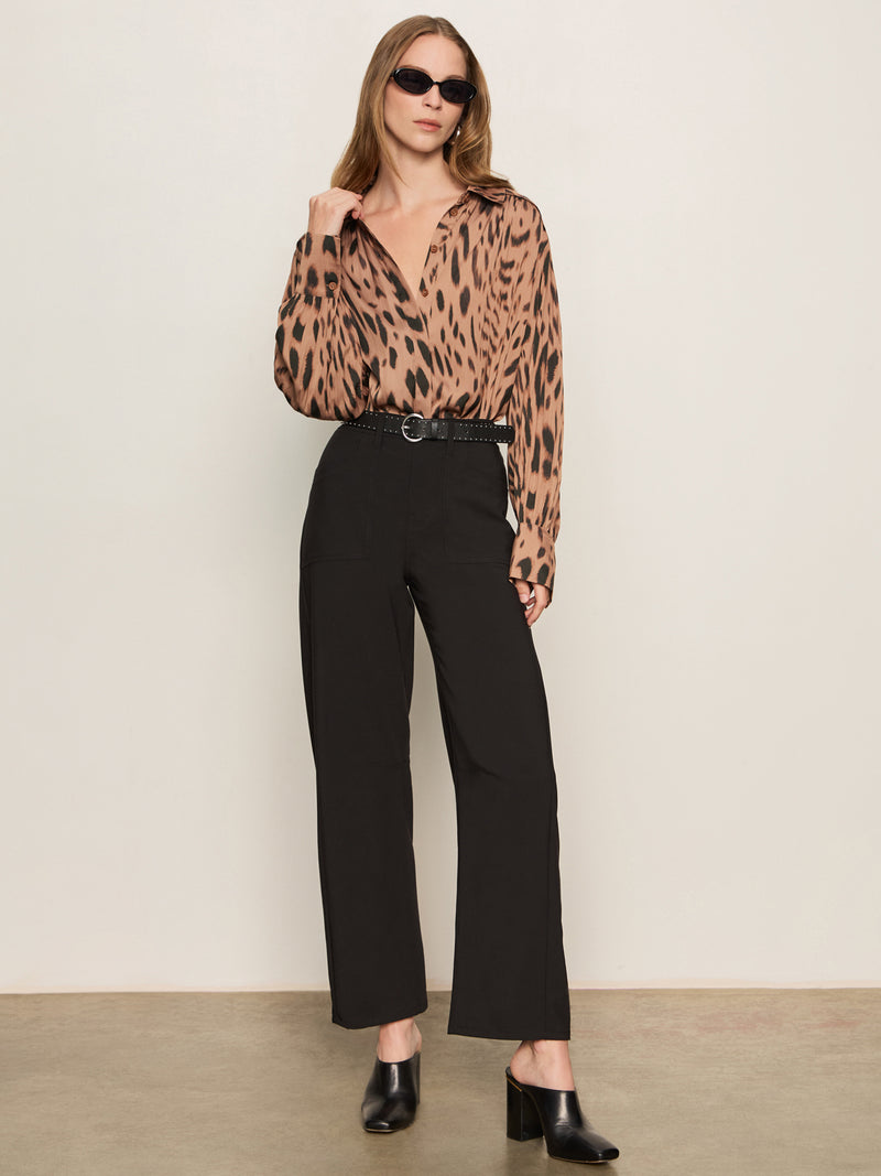 Charter Gab Barrel Pant Black alt 4