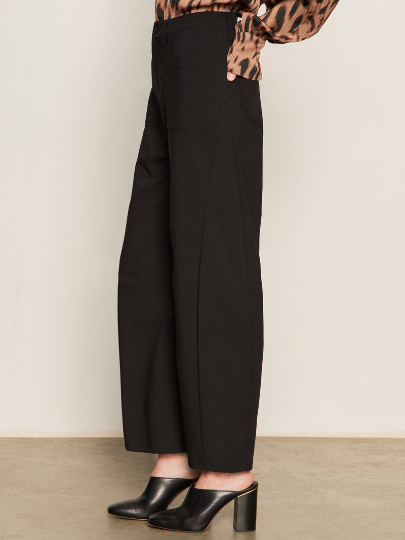 Charter Gab Barrel Pant Black alt 2