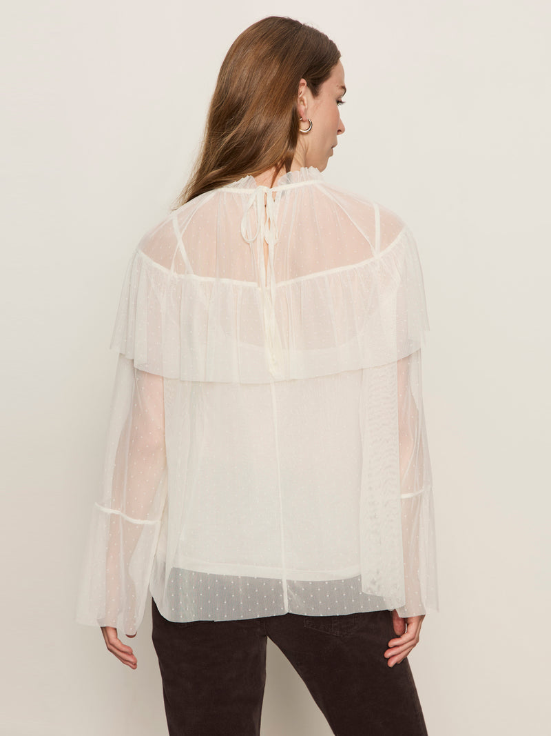 The Ethereal Blouse Chalk alt 1