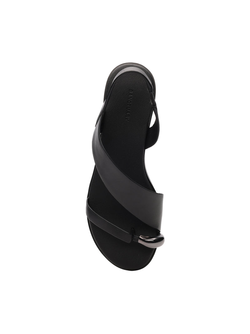 Suave Toe Ring Sandal Black alt 4