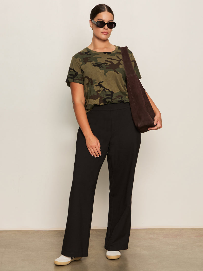 Runway Ponte Trouser Black Extended Sizing alt 6
