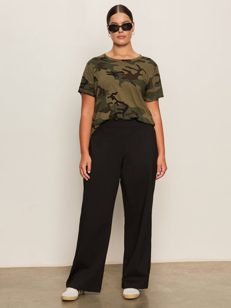 Runway Ponte Trouser Black Extended Sizing alt 5