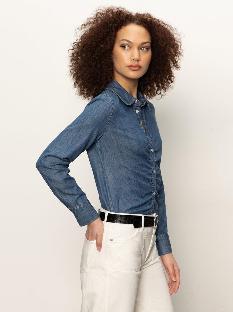 Denim Dreamgirl Top Ball Park alt 3