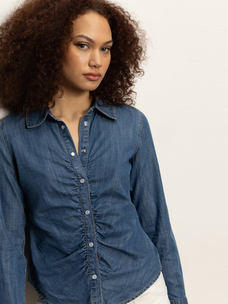 Denim Dreamgirl Top Ball Park