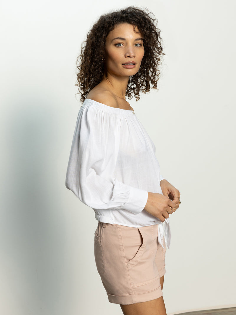 Ballet Tie Top White alt 3