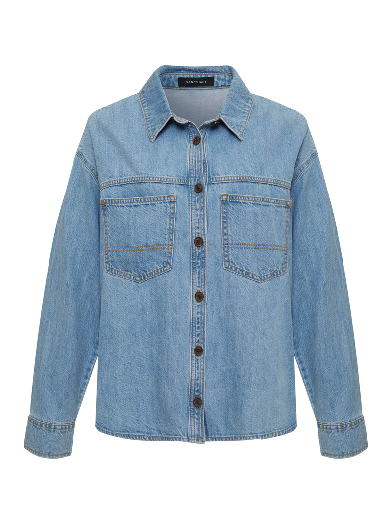 Ivy Denim Shirt Break The Rules alt 5