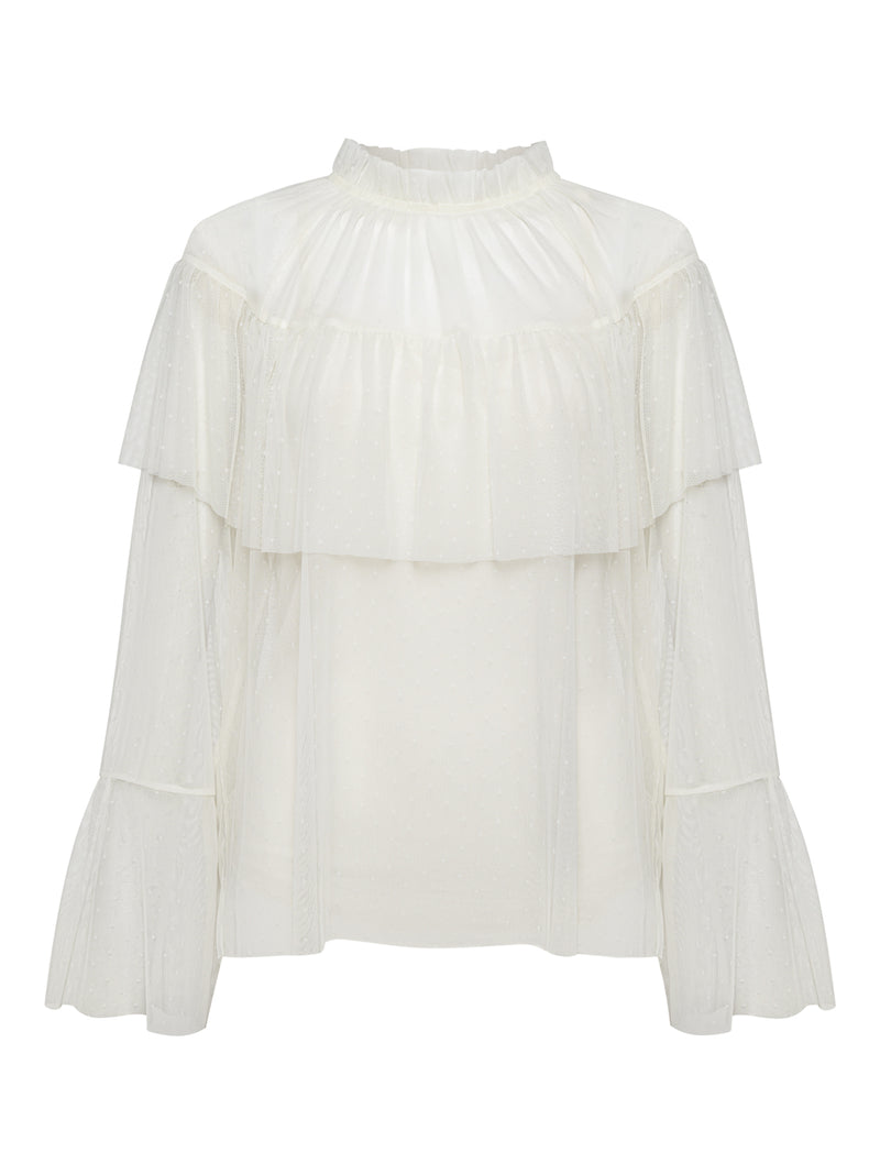 The Ethereal Blouse Chalk alt 6