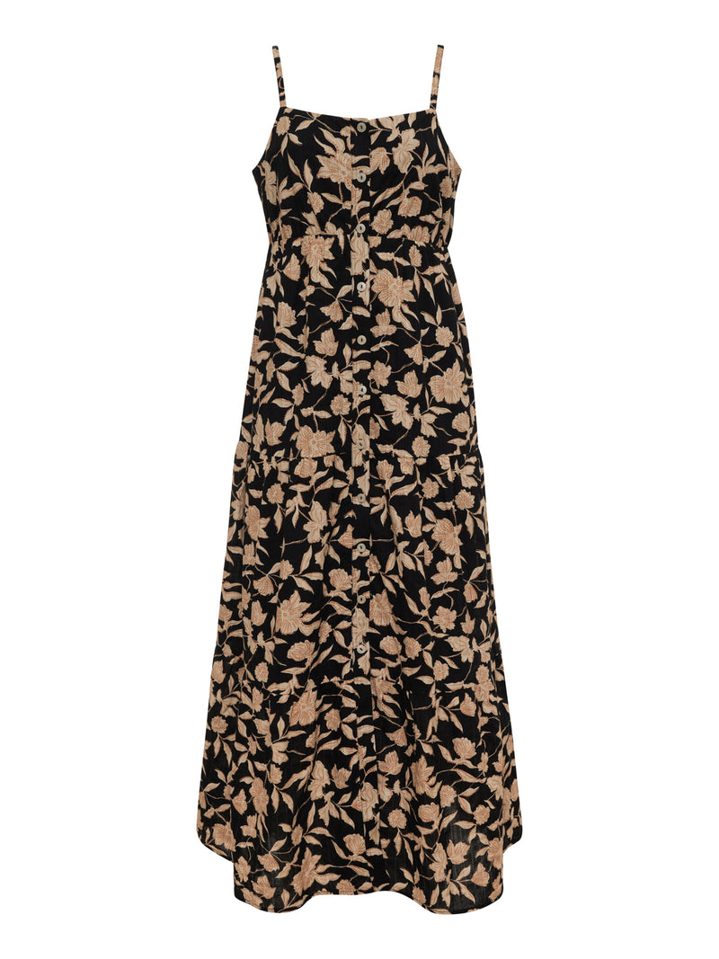 Tiered Picot Dress Bandana Print alt 5