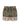 The "Spring Breaker Short Mezzo Sage" by Sanctuary Clothing features a floral and leaf design in shades of pink and brown, a button closure, and intricate decorative accents around the pockets and hem.
