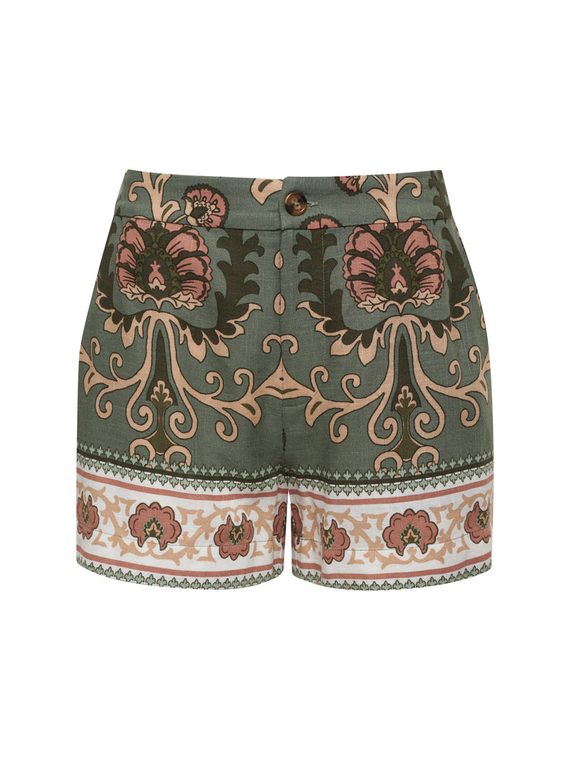 Spring Breaker Semi High Rise Short Mezzo Sage alt 4
