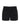 The Sanctuary Clothing View Cargo Short in black features a front button and zipper closure with two front pockets that have buttoned flaps.