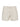 The Sanctuary Clothing's "arden denim short bleached white pinstripe" is a pair of cream shorts with black vertical pinstripes. Made from lightweight fabric, they have a button and zipper closure with two front pockets, ideal for casual wear.