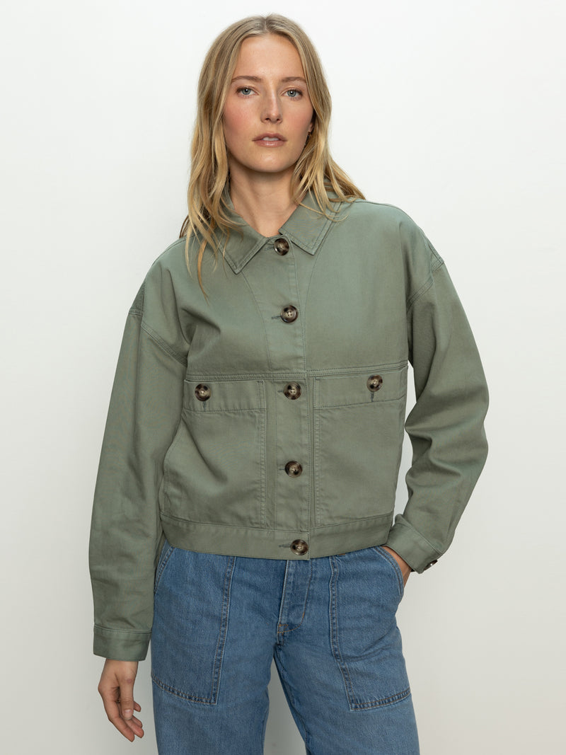 Coastal Denim Shacket Dark Spruce alt 5