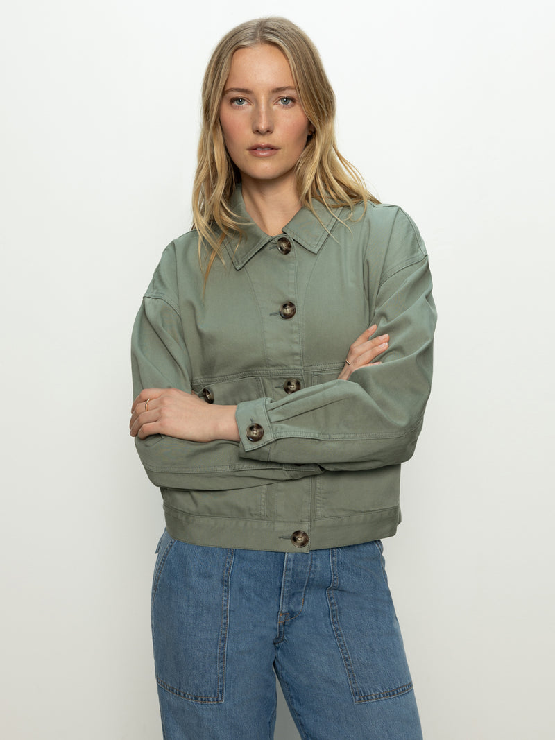 Coastal Denim Shacket Dark Spruce alt 4