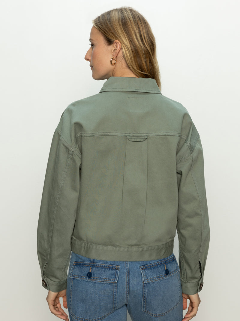 Coastal Denim Shacket Dark Spruce alt 1