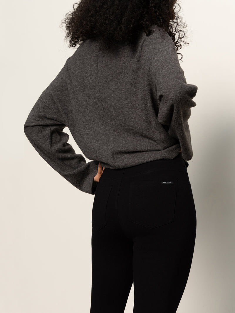 Runway Semi High Rise Legging Black alt 4