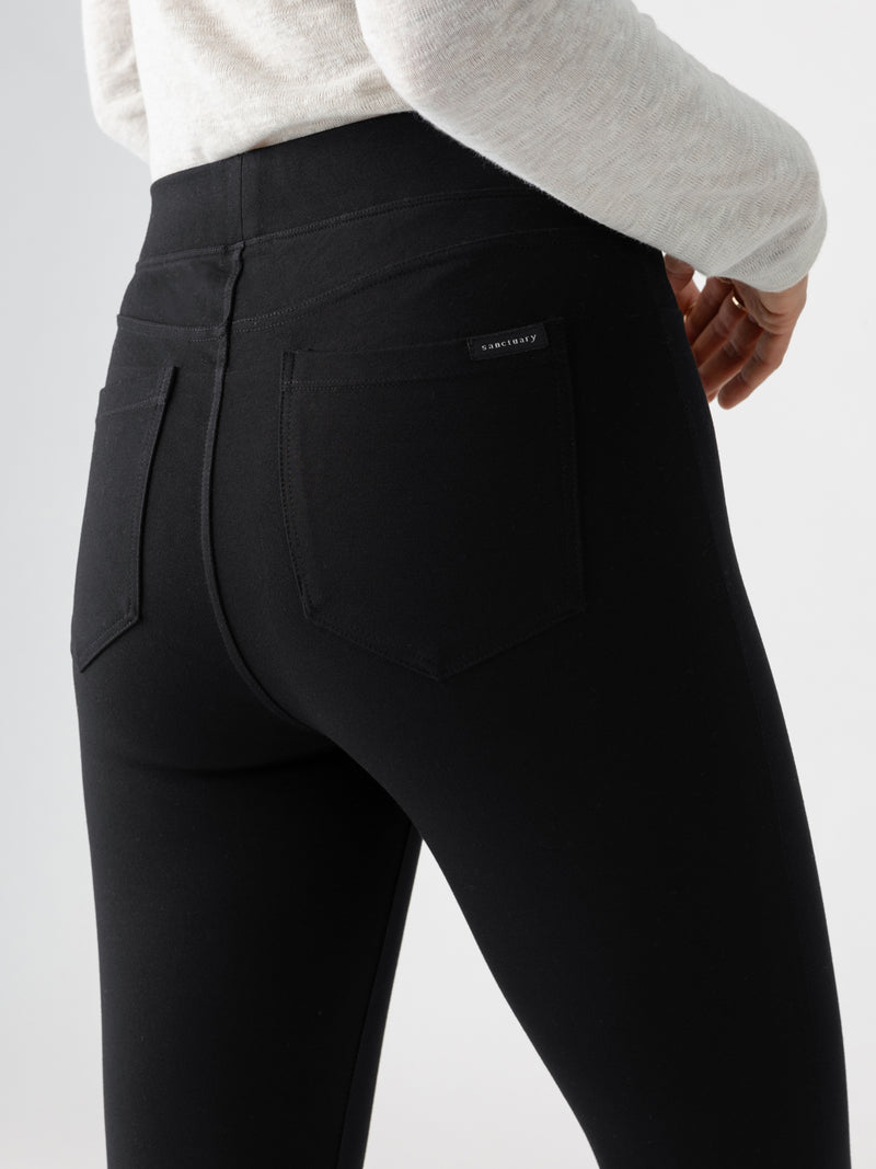 Runway Semi High Rise Legging Black alt 2
