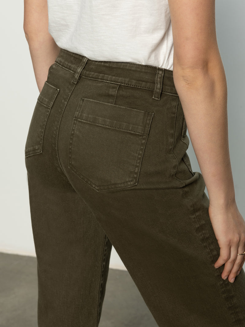 The Marine Standard Rise Denim Pant Fatigue alt 4