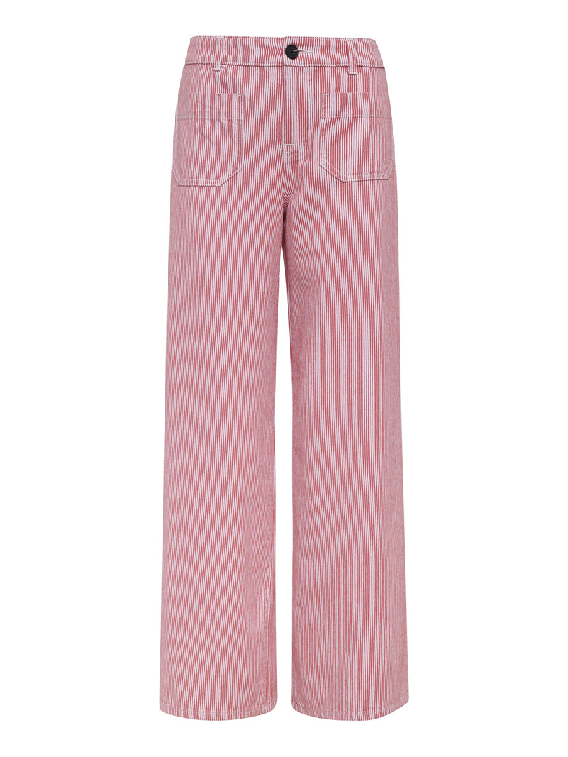 Marine Full Length Semi High Rise Pant Galley Stripe alt 6