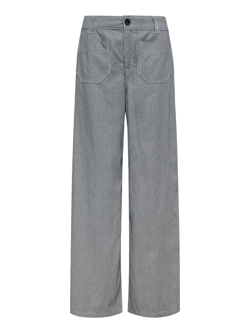 Marine Full Length Semi High Rise Pant Yacht Stripe alt 5