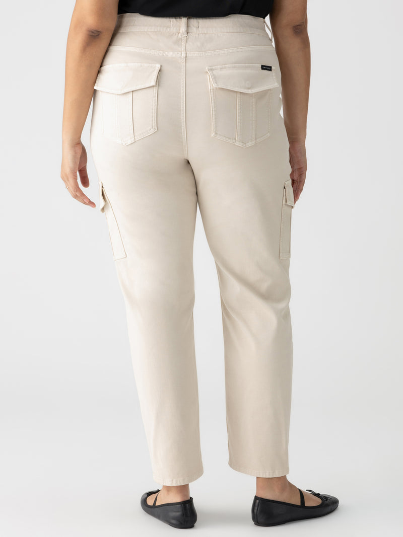 Sculpted Hayden Cargo Standard Rise Pant Toasted Almond Extended Sizing alt 1