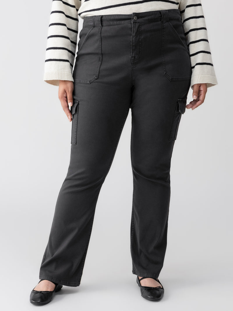 Sculpted Hayden Bootcut Standard Rise Pant Black Extended Sizing