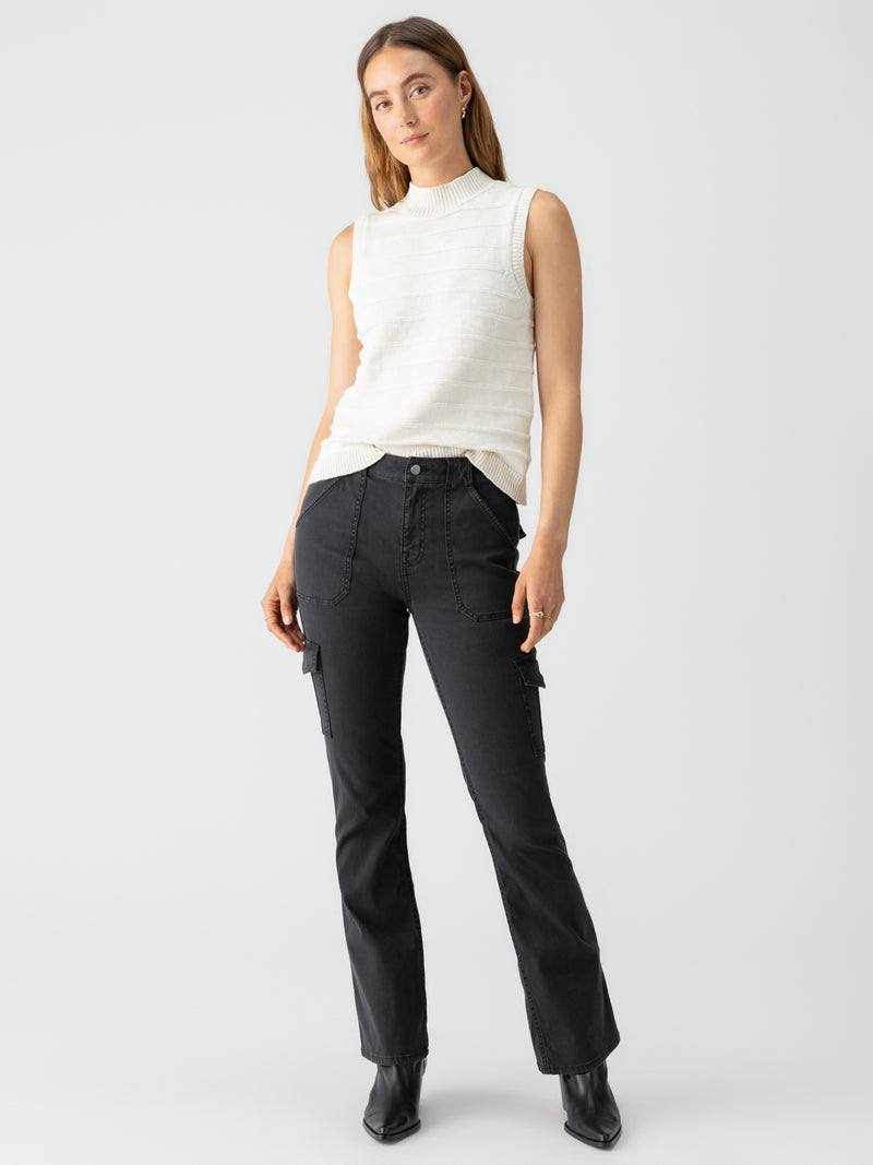 Sculpted Hayden Bootcut Standard Rise Pant Black alt 3
