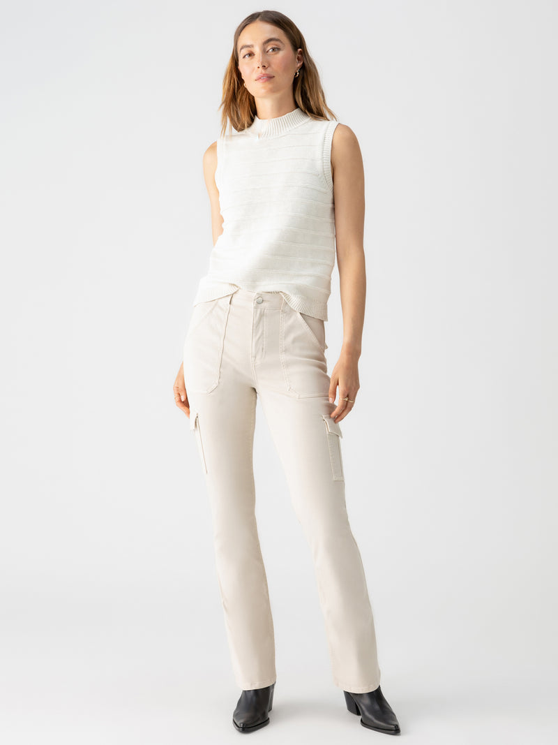 Sculpted Hayden Bootcut Standard Rise Pant Toasted Almond alt 3