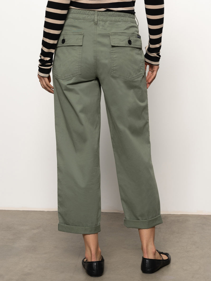 Cruiser Chino Semi High Rise Pant Dark Spruce alt 1