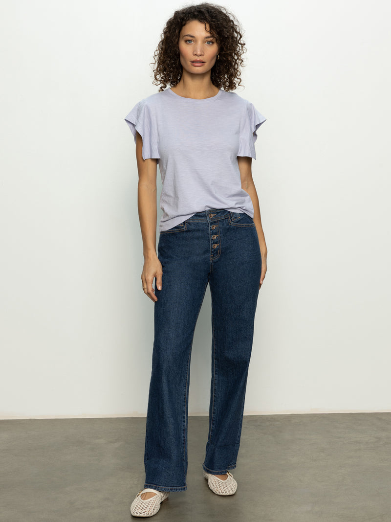 Luna Cuffed Standard Rise Jeans Solstice alt 5