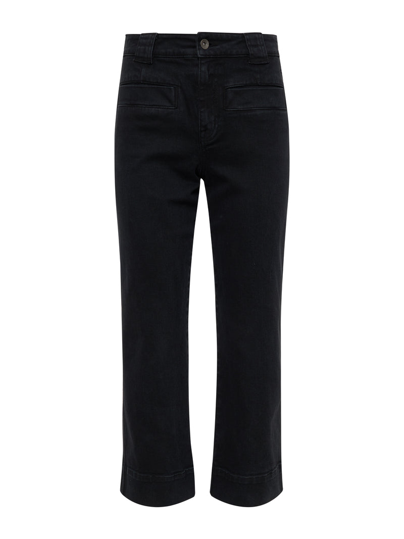 Voyage Standard High Rise Crop Pant Black alt 6