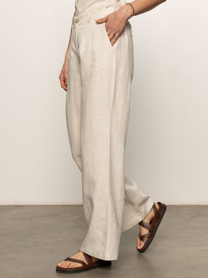 Hopper Semi High Rise Pant Flax alt 3