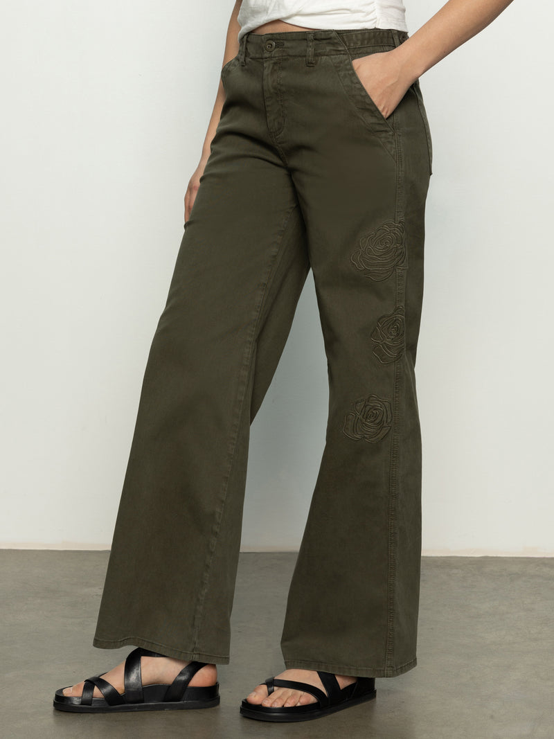 Rosette Army High Rise Pant Kalamata alt 3