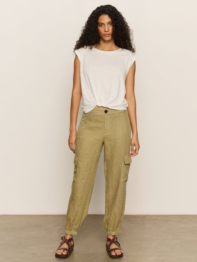 Take Over Linen Jogger Standard Rise Pant Bamboo alt 4