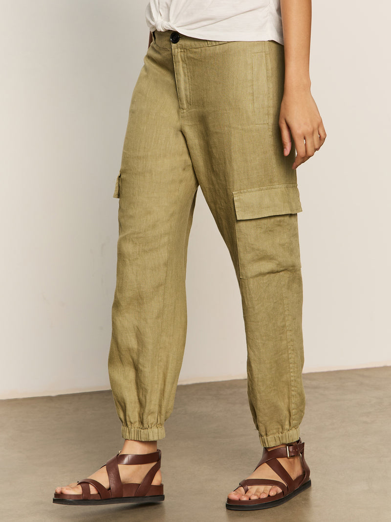 Take Over Linen Jogger Standard Rise Pant Bamboo alt 3