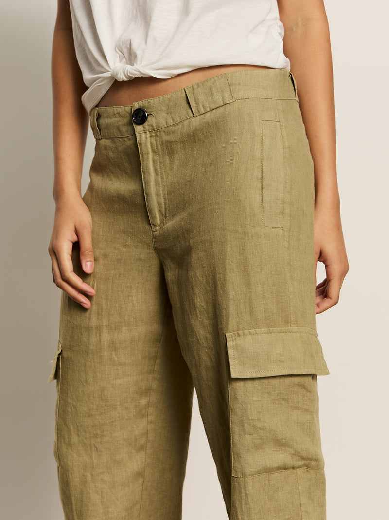 Take Over Linen Jogger Standard Rise Pant Bamboo alt 1