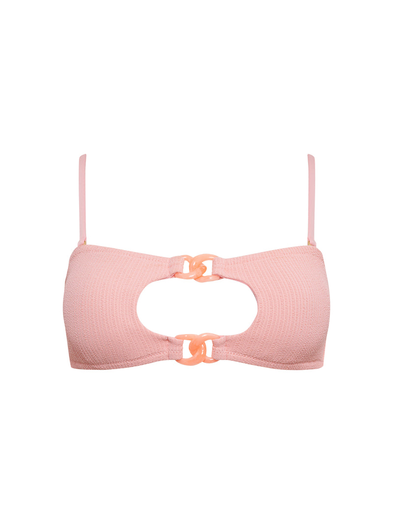 Stay Connected Bandeau Bikini Top Cherry Blossom alt 4