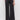 A person stands against a white wall wearing Sanctuary Clothing's cruiser full length black trousers with front patch pockets and black heeled sandals, hands in pockets, lower body only visible.