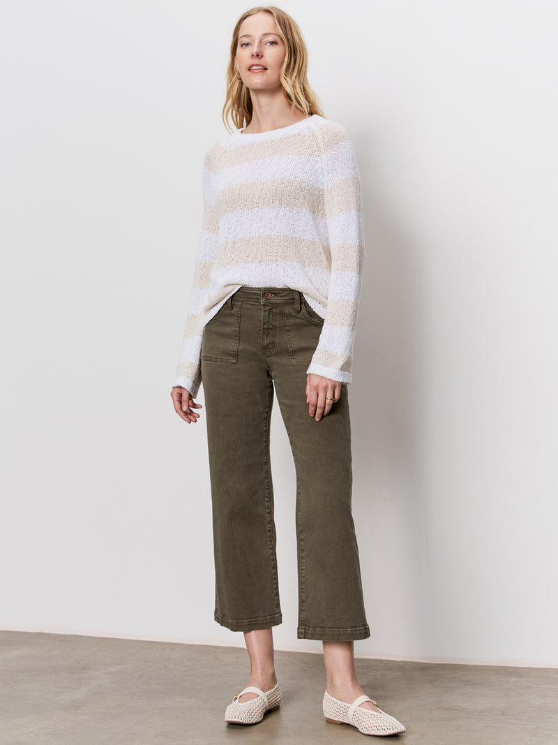 League Crop Jeans Fatigue alt 5