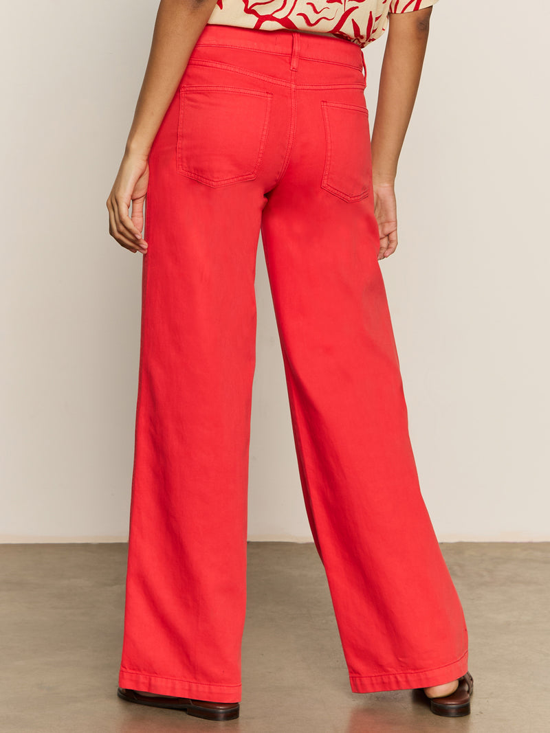 Highland Wide Leg Standard Rise Pant Cayenne alt 1