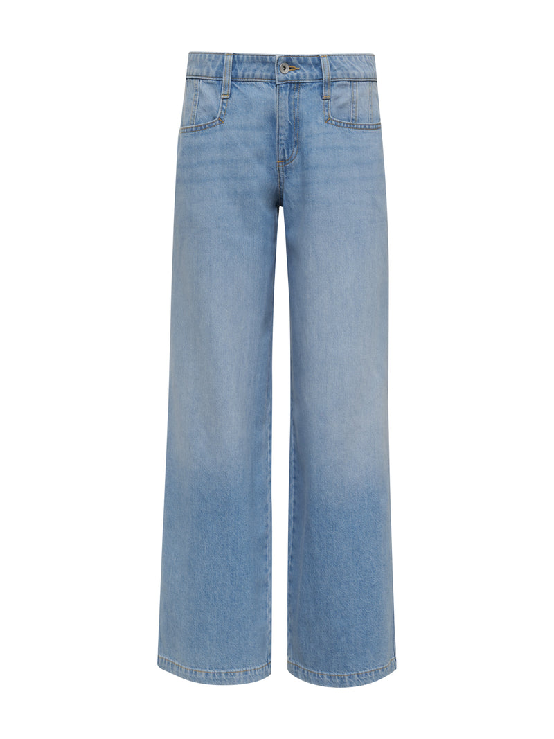 Highland Wide Leg Standard Rise Jeans Sail Away alt 5