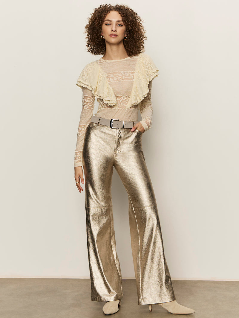 Cadence Relaxed Straight Pant Platinum alt 3