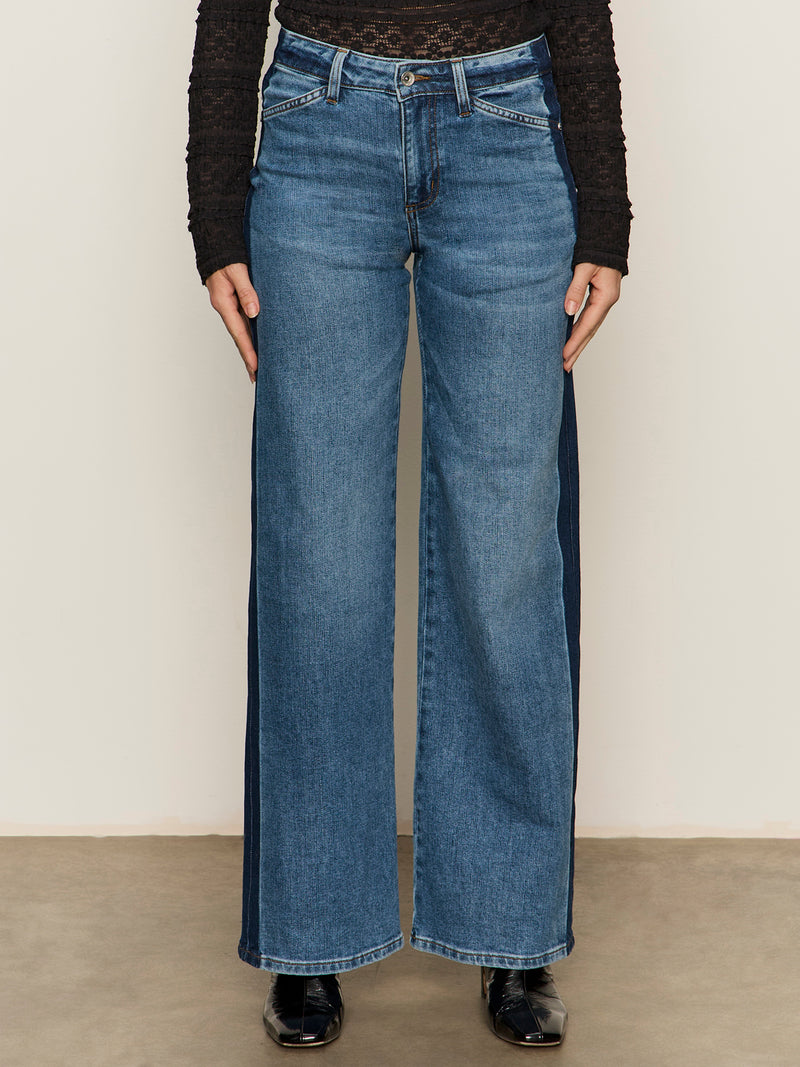 Tuxedo Relaxed Straight Jean Flirt