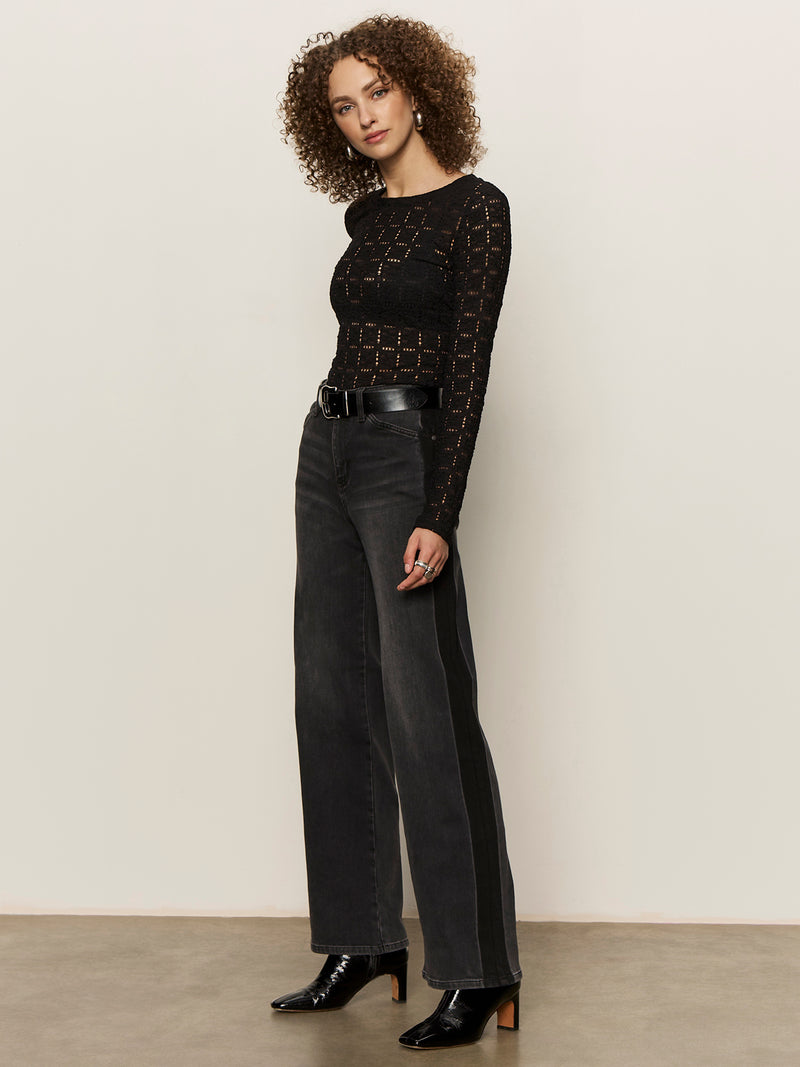 Tuxedo Relaxed Straight Jean Black Tie alt 3